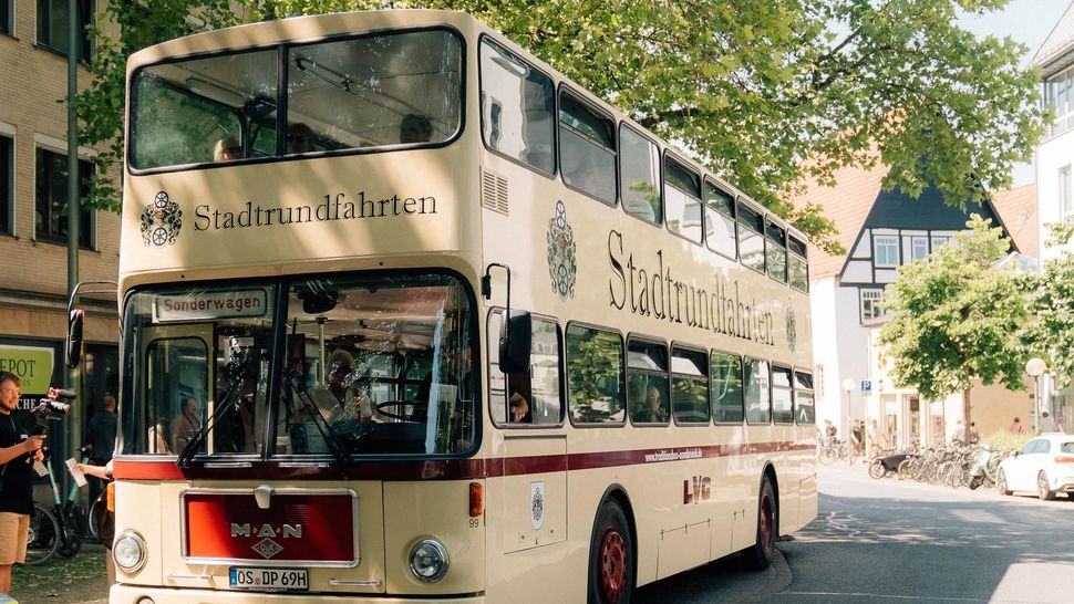 Historischer Doppeldeckerbus
