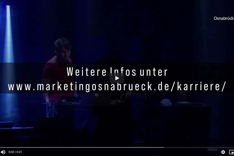 Film über Ausbildung bei der Marketing Osnabrück GmbH
