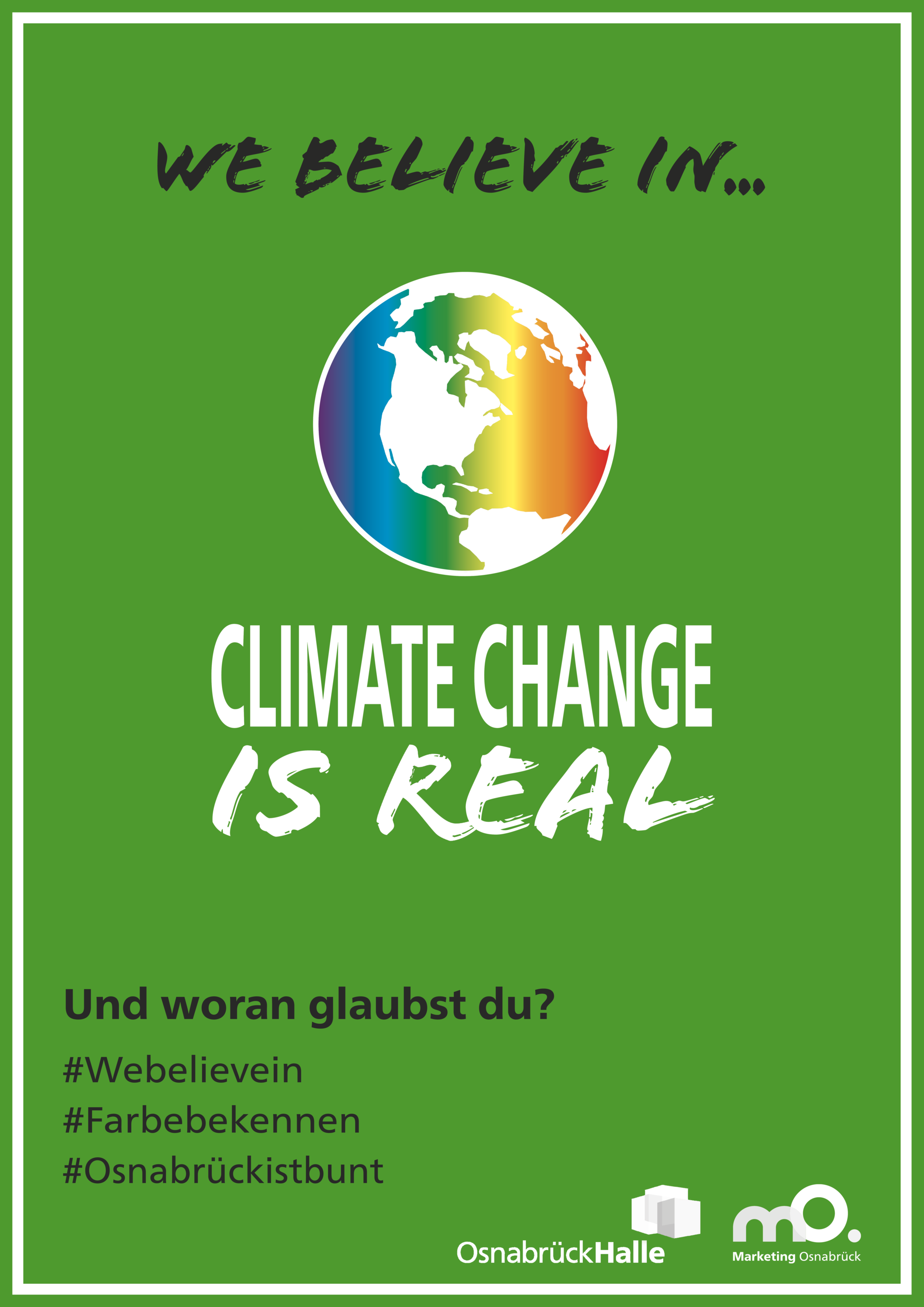 We believe in Climate Change is Real