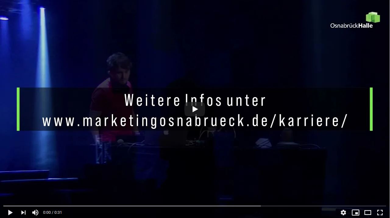 Film über Ausbildung bei der Marketing Osnabrück GmbH