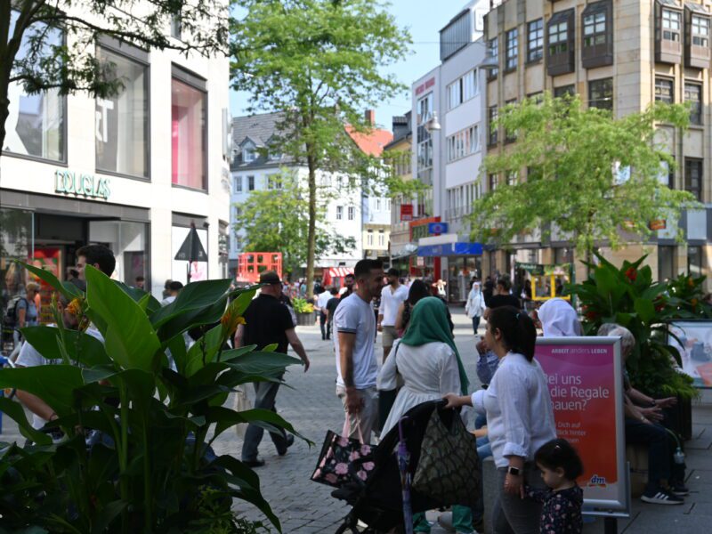 Einkaufen in der Großen Straße