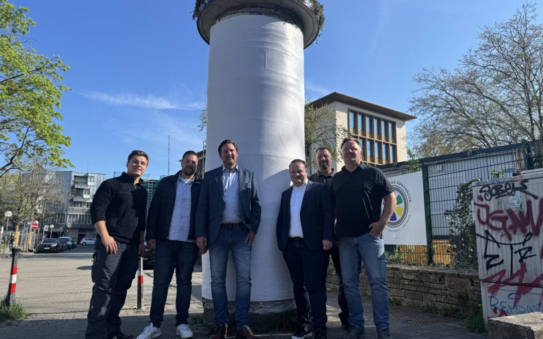 Litfaß­säulen in Osnabrück erhalten neue Ausstattung