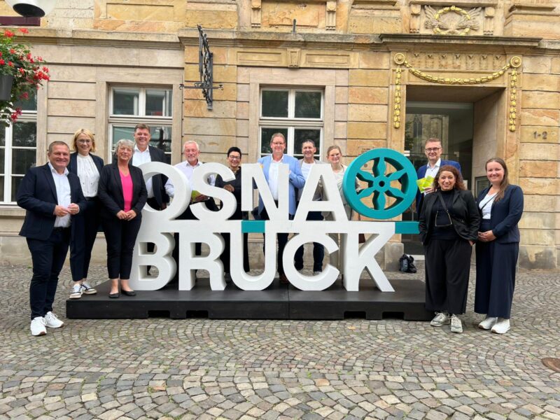 Stadtlogo bleibt in der Krahn­straße: Fotospot wird zum festen Hingucker in Osnabrücks Altstadt