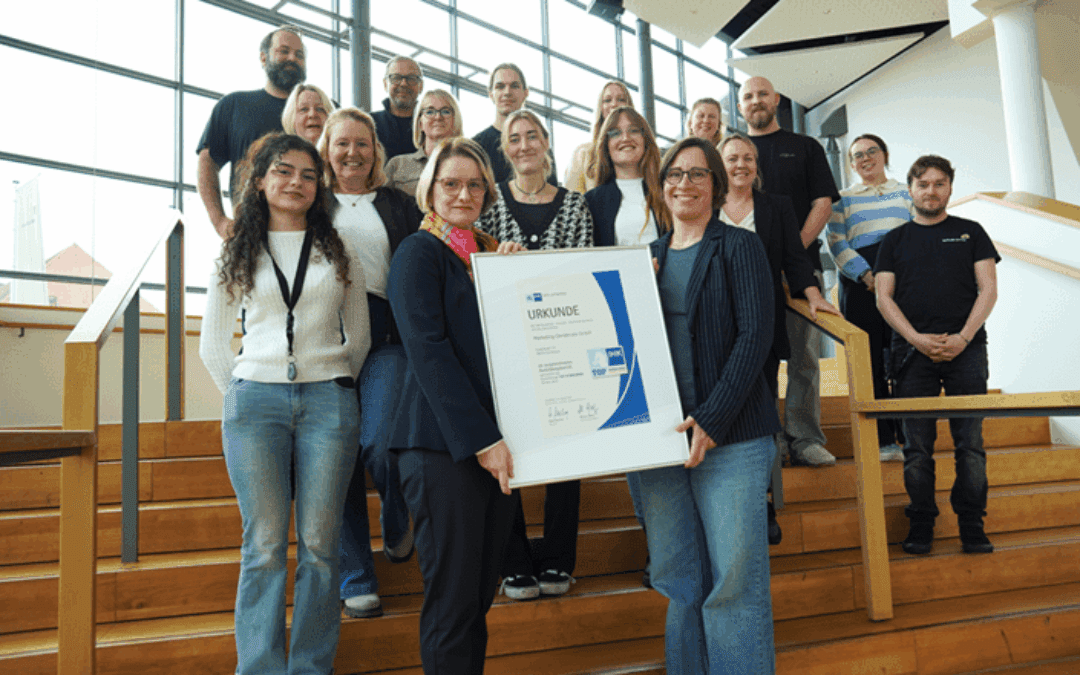 Marketing Osnabrück GmbH erneut als IHK-Top-Ausbildungsbetrieb ausgezeichnet