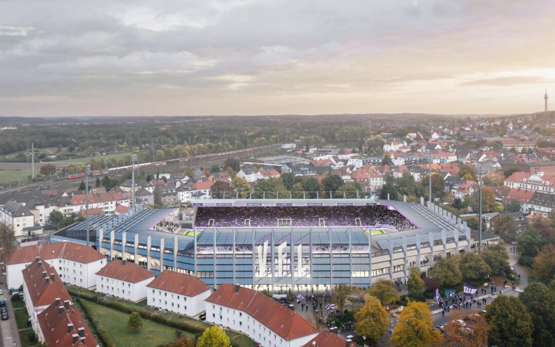 Sanierung des Stadions an der Bremer Brücke: Verga­be­ver­fahren beginnt im Sommer, Baustart für Mai 2027 angestrebt