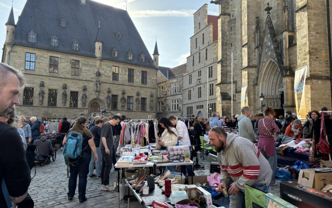 Heiß begehrt: Stand­platz­verkauf für den Osnabrücker Nacht­floh­markt startet